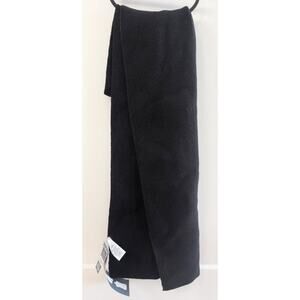 NWT West Loop Knit Long Scarf Black Unisex 11.5 X 64 inches